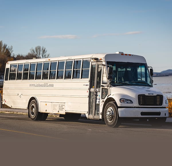 Photo d'un autobus scolaire de luxe